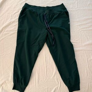 Figs British Racing Green Zamora Jogger Pants